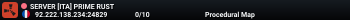 SERVER [ITA] PRIME RUST