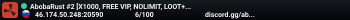 AbobaRust #2 [X1000, FREE VIP, NOLIMIT, LOOT++, CLANS]  02.06
