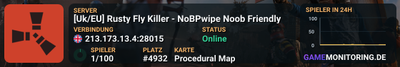 [Uk/EU] Rusty Fly Killer - NoBPwipe Noob Friendly