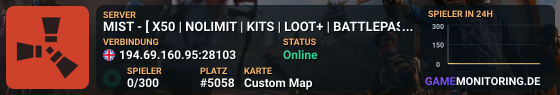 MIST - [ X5 | NOLIMIT | KITS | LOOT+ | BATTLEPASS ]