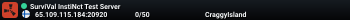 SurviVal InstiNct Test Server