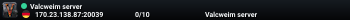 Valcweim server