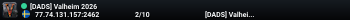 [DADS] Valheim 2026