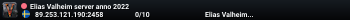 Elias Valheim server anno 2022