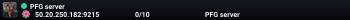 PFG server