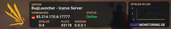 BugLauncher - Icarus Server