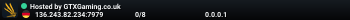 Hosted by GTXGaming.co.uk