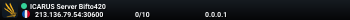 ICARUS Server Bifto420
