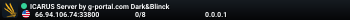 ICARUS Server by g-portal.com Dark&Blinck