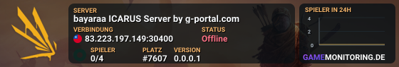bayaraa ICARUS Server by g-portal.com