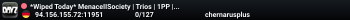 *Wiped Today* MenaceIISociety | Trios | 1PP | Keys | Hacked Cra