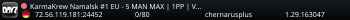 KarmaKrew Namalsk #1 EU - 5 MAN MAX | 1PP | VANILLA + MODS