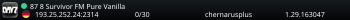 87 8 Survivor FM Pure Vanilla