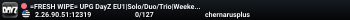 =FRESH WIPE= UPG DayZ EU1|Solo/Duo/Trio|Weekend Raid|Airdrops|