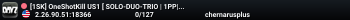 [1SK] OneShotKill US1 [ SOLO-DUO-TRIO | 1PP| PVP | Weekend Raid