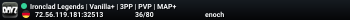 Ironclad Legends | Vanilla+ | 3PP | PVP | MAP+