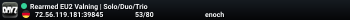 Rearmed EU2 Valning | Solo/Duo/Trio