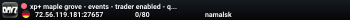 xp+ maple grove - events - trader enabled - quests - чернорусь #