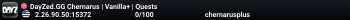 DayZed.GG Chernarus | Vanilla+ | Quests