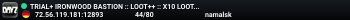 TRIAL+ IRONWOOD BASTION :: LOOT++ :: X10 LOOT :: SURVIVAL