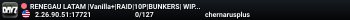 RENEGAU LATAM |Vanilla+|RAID|10P|BUNKERS| WIPE 20/5