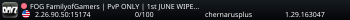 FOG FamilyofGamers | PvP ONLY | 1st JUNE WIPE | HELICOPTERS