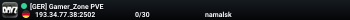 [GER] Gamer_Zone PVE