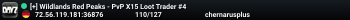 [+] Wildlands Red Peaks - PvP X15 Loot Trader #4