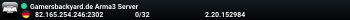 Gamersbackyard.de Arma3 Server