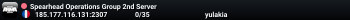 Spearhead Operations Group 2nd Server