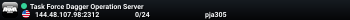 Task Force Dagger Operation Server