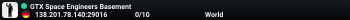 GTX Space Engineers Basement