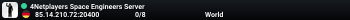 4Netplayers Space Engineers Server