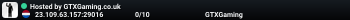 Hosted by GTXGaming.co.uk