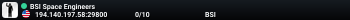 BSI Space Engineers