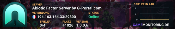 Abiotic Factor Server by G-Portal.com