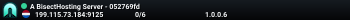 A BisectHosting Server - 052769fd