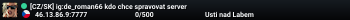 [CZ/SK] ig:de_roman66 kdo chce spravovat server
