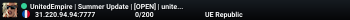 UnitedEmpire | Summer Update | [OPEN] | unitedempire.mk