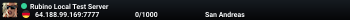 Rubino Local Test Server