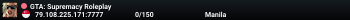 GTA: Supremacy Roleplay