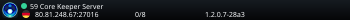59 Core Keeper Server