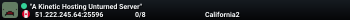 "A Kinetic Hosting Unturned Server"