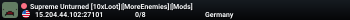 Supreme Unturned [10xLoot]|[MoreEnemies]|[Mods]
