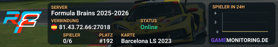 Formula Brains 2025-2026