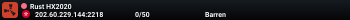 Rust HX2020