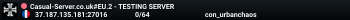 Casual-Server.co.uk#EU.2 - TESTING SERVER