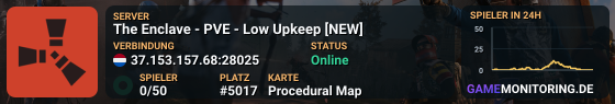 The Enclave - PVE - Low Upkeep [NEW]