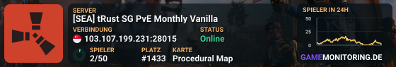 [SEA] tRust SG PvE Monthly Vanilla