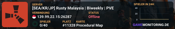 [SEA/KR/JP] Rusty Malaysia | Biweekly | PVE